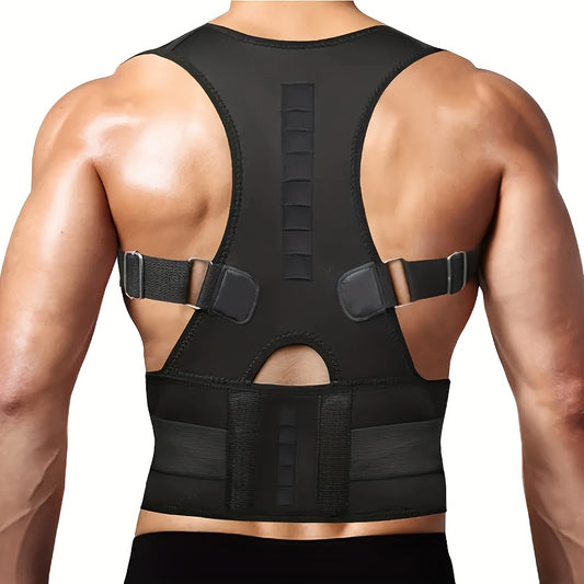 Order a larger size for the Magnetic Lumbar Back Support Belt to support the lower and upper back of men and women.