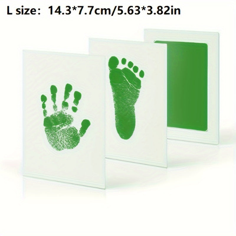 Top Pick for Customers: Inkless Pad for Youngsters' Handprints and Footprints - perfect for Christmas, Halloween, Thanksgiving, or as a special gift. Create lasting memories with this safe and easy-to-use kit. Great for souvenirs or gifts for youngsters.