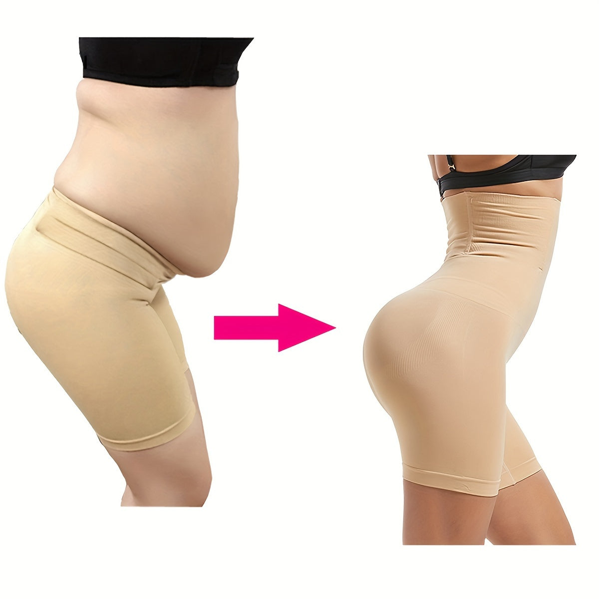 High Waist Control Panties for Women - Flat Belly, Butt Lifter, and Hip Shaper