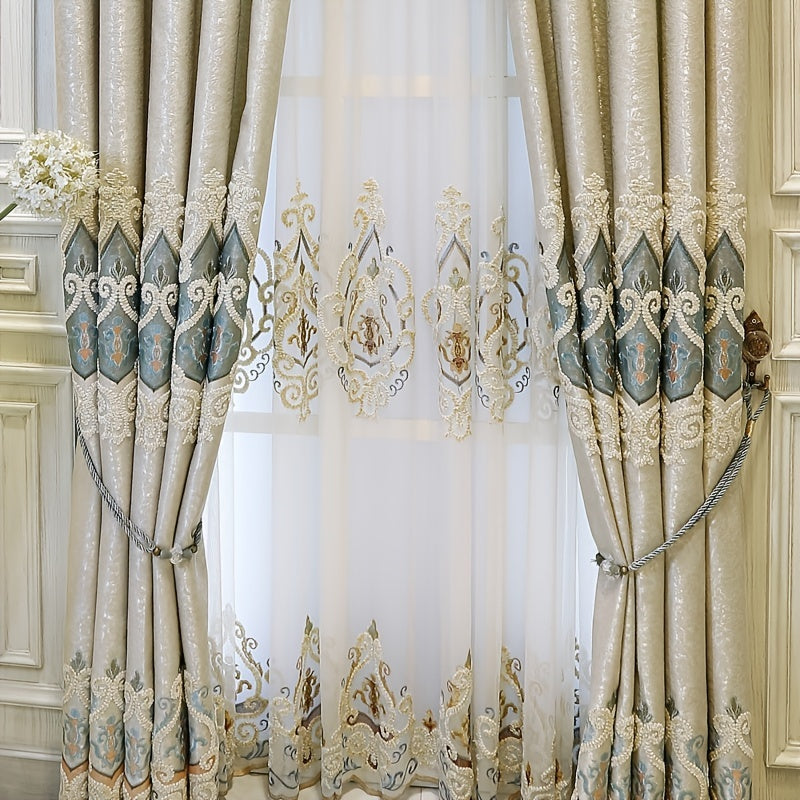 Stylish fabric window curtain panels, ideal for enhancing home decor and maintaining privacy, sold as a set of 1 piece.