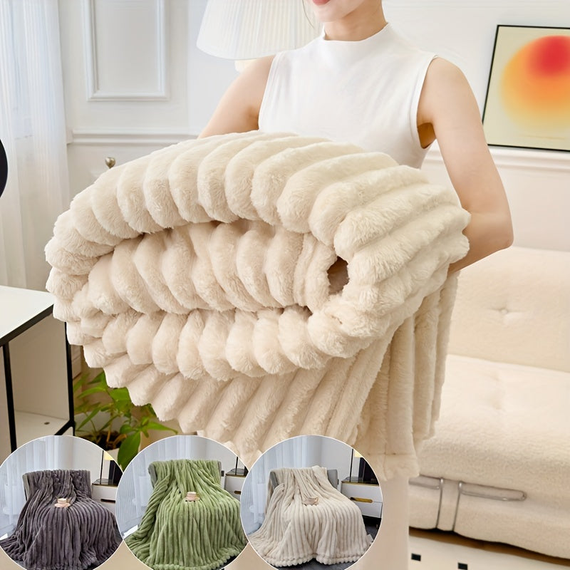 Stay warm and cozy this winter with our luxurious faux rabbit fur throw blanket. Made from skin-friendly, breathable velvet fabric, this heavyweight blanket is over 500g for the ultimate in comfort. Perfect for snuggling up in the bedroom or living room