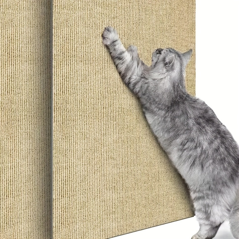 Scratch-resistant sofa protector for cats, made of polyester and plastic blend. Ideal for sofa, chair, and carpet protection against pet damage.