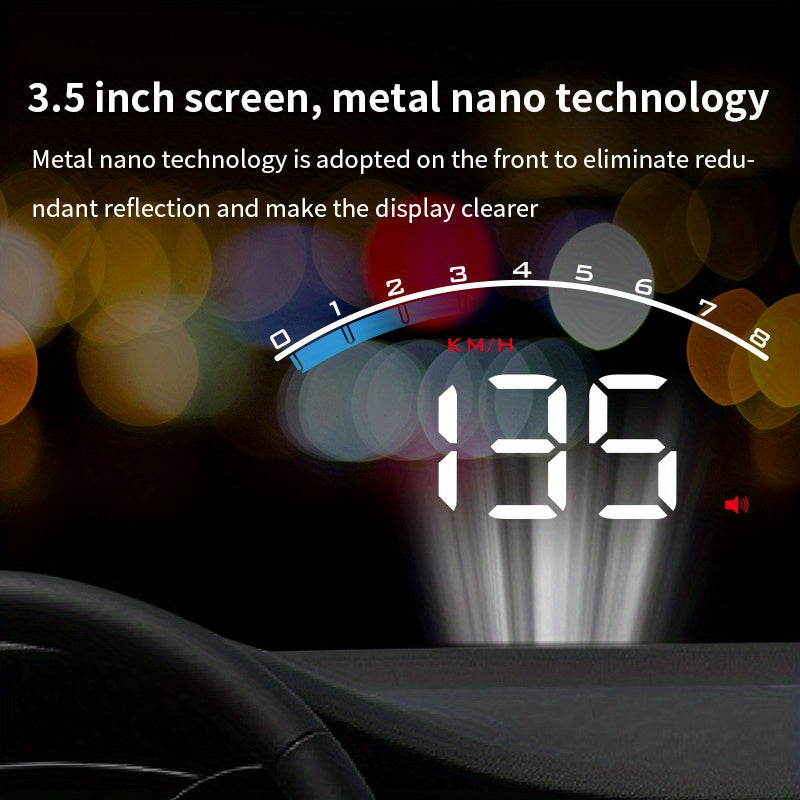 M6S OBD2 Car Projector - Speedometer Head-up Display with Alarm