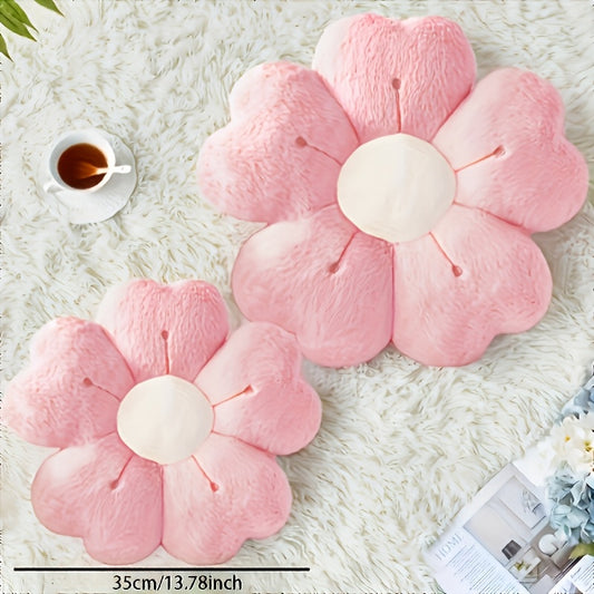 1 piece of flower-shaped seating cushion, suitable for holiday accessories, office use, or as a gift for birthdays, parties, or special occasions. Ideal for ages 14 and up. Can also serve as a cute doll or decoration for Ramadan, St. Patrick's Day