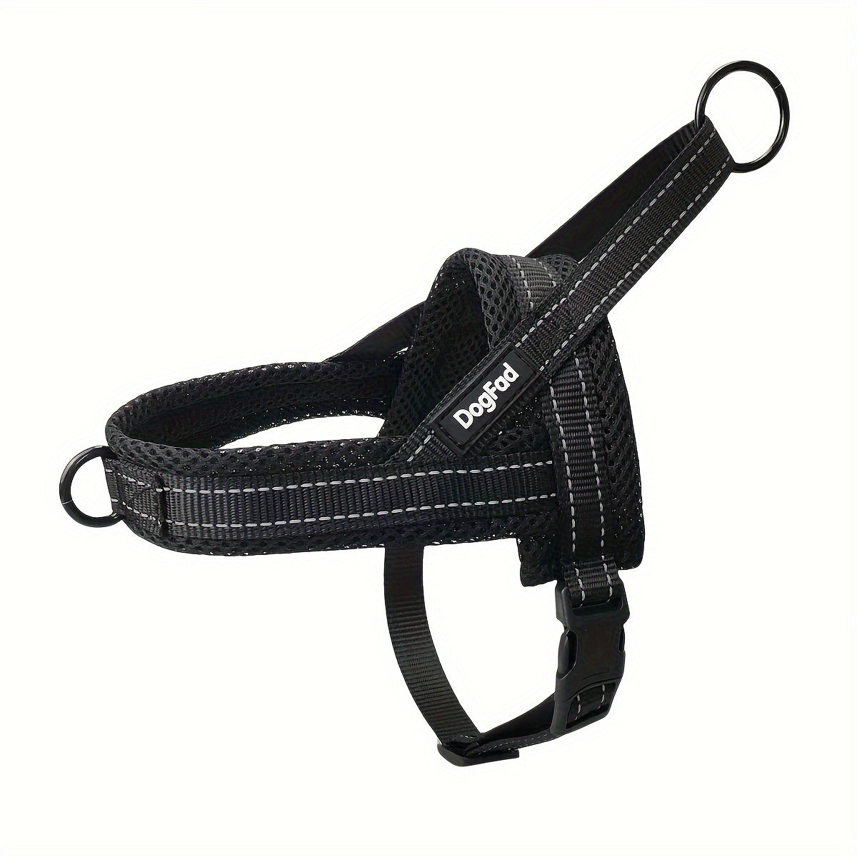 DogFad Reflective No-Pull Dog Harness - Adjustable and Escape-Proof, Hand-Wash Only, for Small to Large Breeds