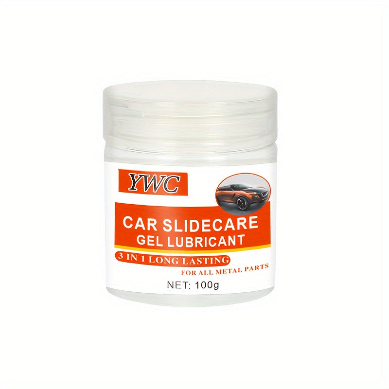 1 piece/set - Automotive grease specially formulated for sunroof tracks, hinges, and window seal maintenance. This factory solid paste-based lubricant is designed to reduce noise and ensure smooth operation. It is suitable for lubricating and polishing