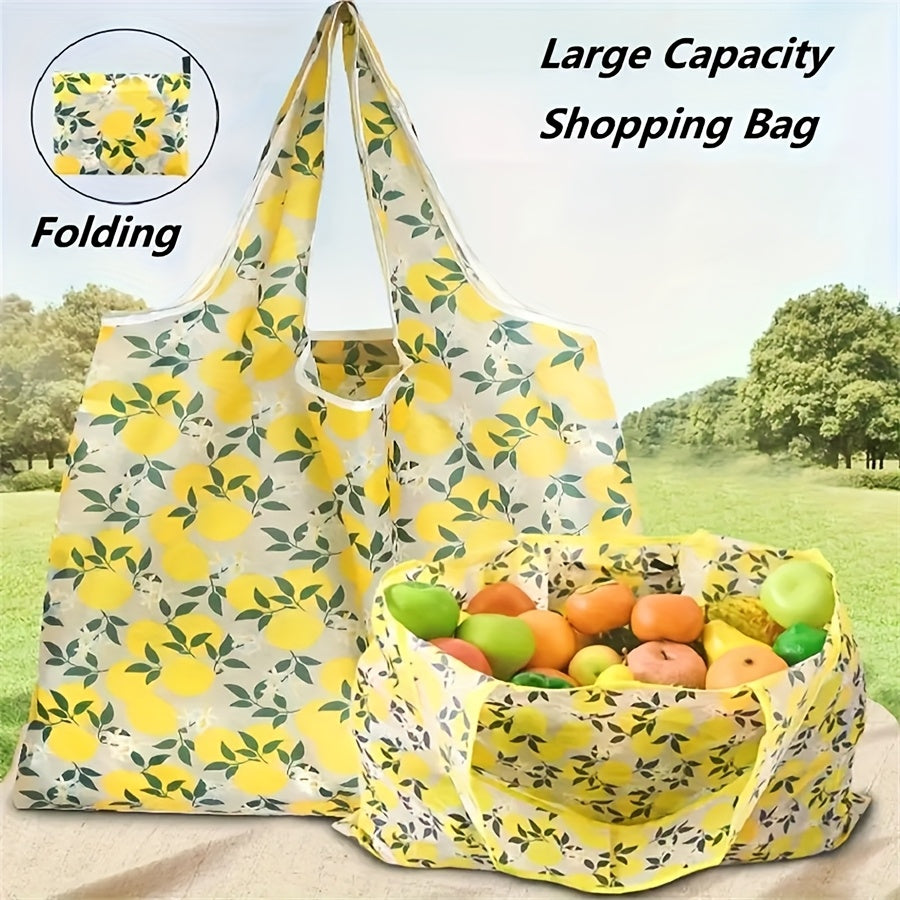 This shopping bag is designed to be convenient for all your needs, with a foldable and portable design that is also fashionable. It is waterproof and durable, with a large capacity perfect for supermarket shopping, traveling, and storing items such as