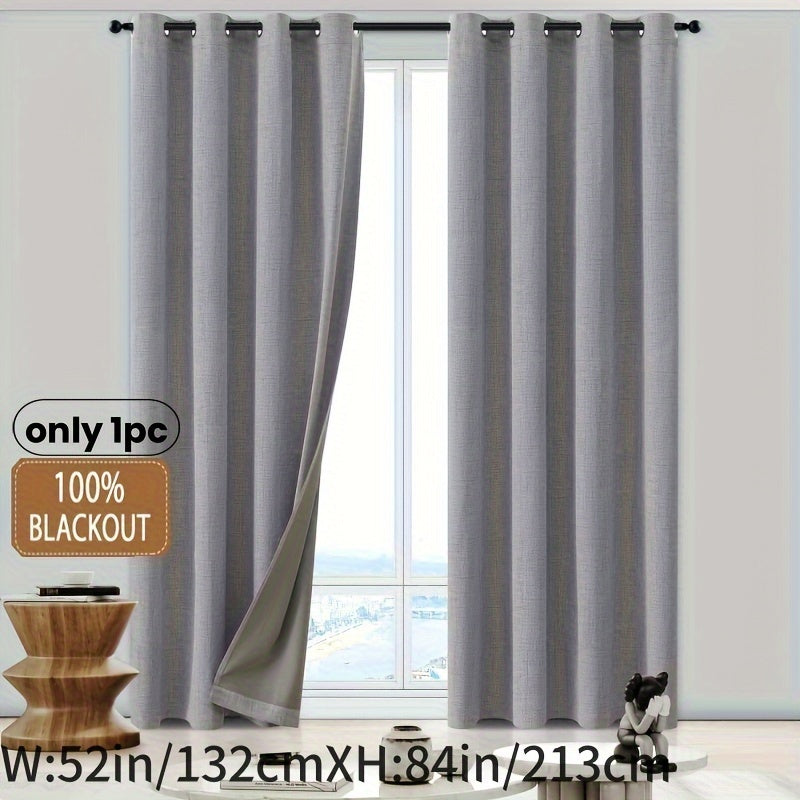 Energy efficient full blackout curtains with a back coating, perfect for blocking out the sun in your bedroom. These thermal insulated window drapes make a stylish addition to your living room decor.