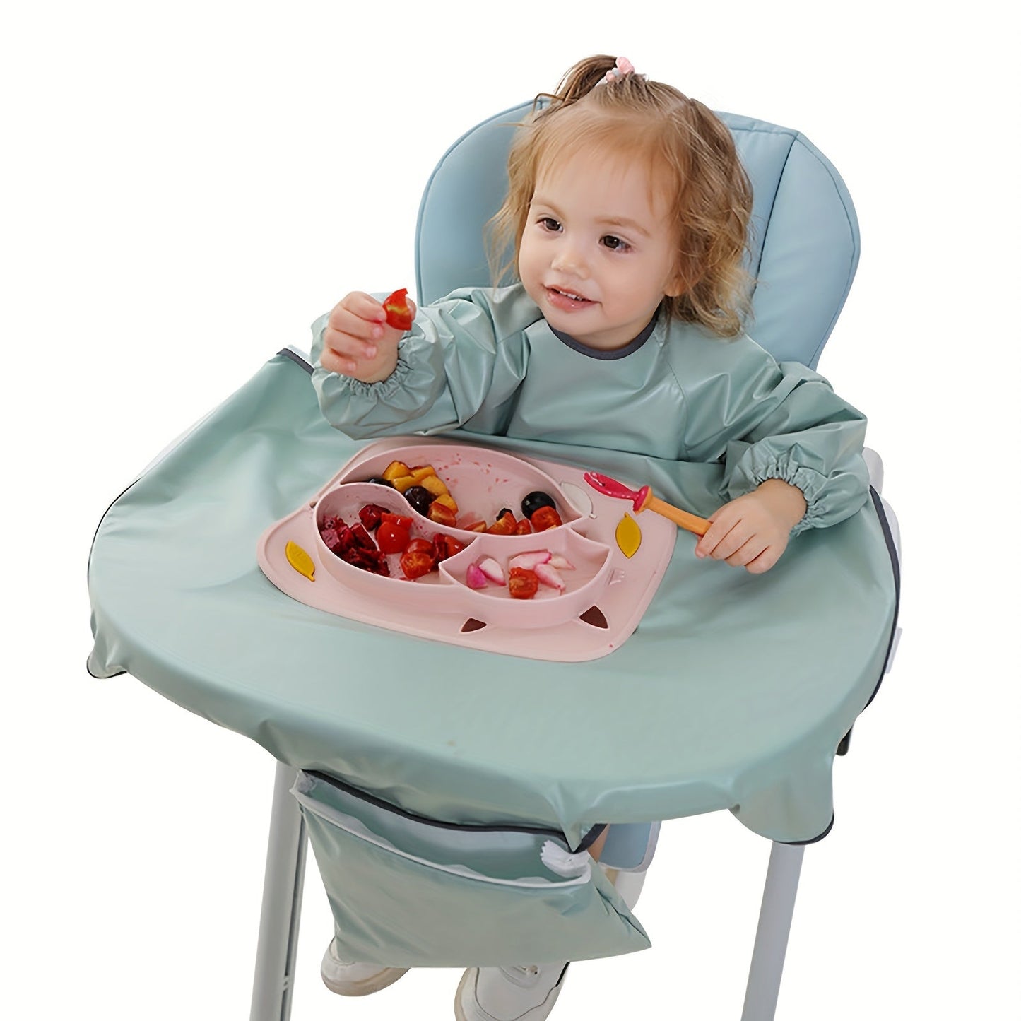 Bibs for Babies: Waterproof, Anti-dirty, Stain and Odor Resistant, with Sleeves, Perfect for Highchairs and Playtime - Suitable for Ages 6-36 Months