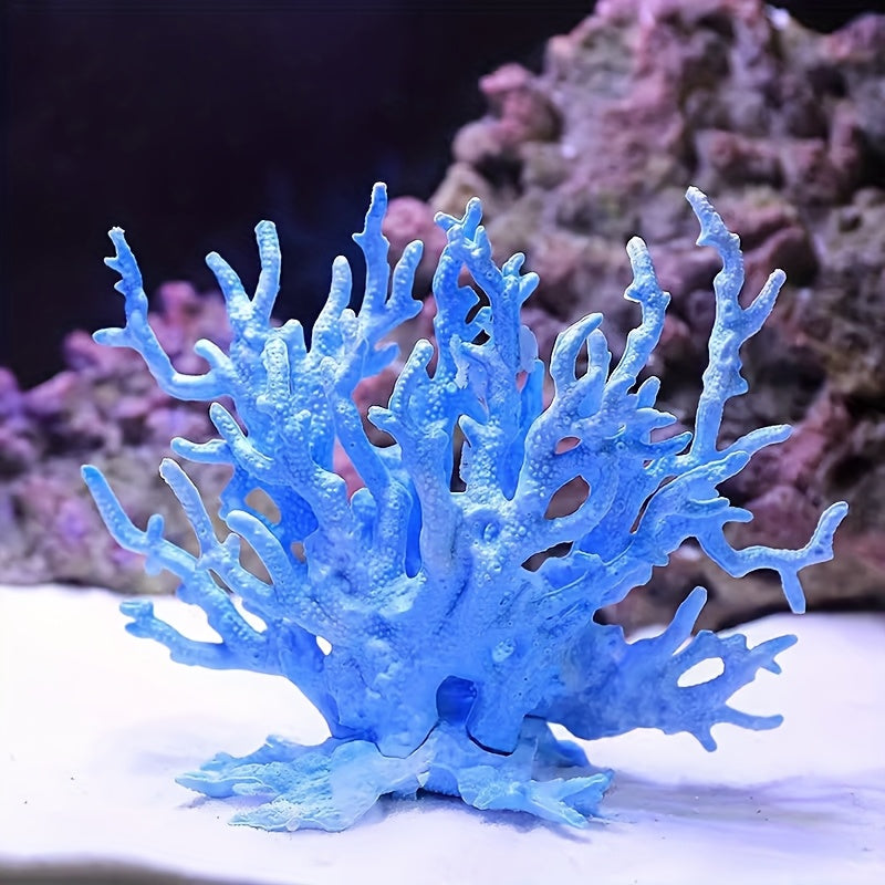 Imitation coral decoration for aquariums and living rooms.