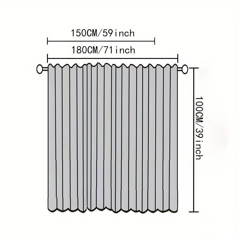 Elegant Oq Dantel Qushqun Gul Pardasi - UV Himoyasi bilan Dizayn Qilingan, Oshxona va Yashash Xonasi Dekorida Oson Osish uchun Rod Pocket