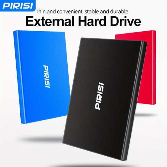 PIRISI High-speed USB3.0 Mobile Hard Drive with 500GB of data capacity, ideal as a gift for friends.