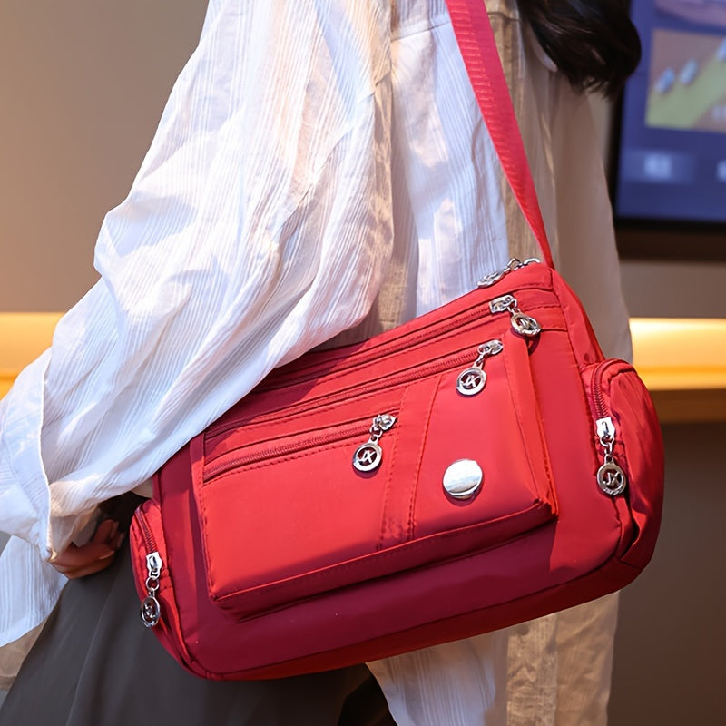 Stylish, multi-functional women's bag with large capacity and crossbody design for travel