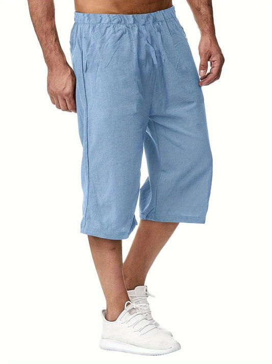 Summer sports casual shorts for plus-size men for running and riding.