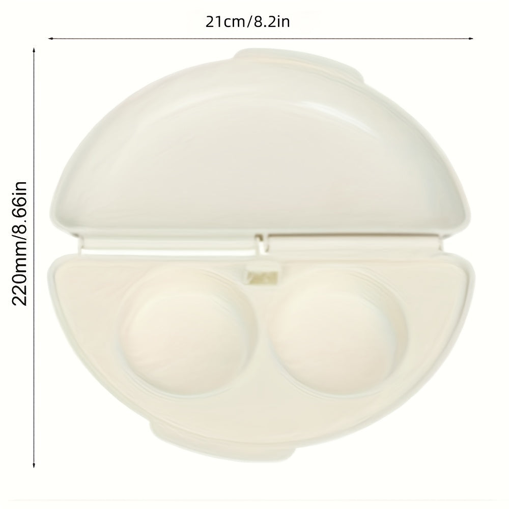 Silicone Egg Cooker Tray for Making Omelette Eggs in the Microwave - Non-toxic Eggs Steamer Box and Poacher Kitchen Tool