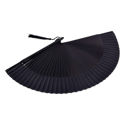 Bamboo Folding Fan: Charming and Elegant Handheld Fan with a Retro Style, measuring 8.27 Inches (21 cm) in length. Perfect for Chinese and Japanese inspired fashion.