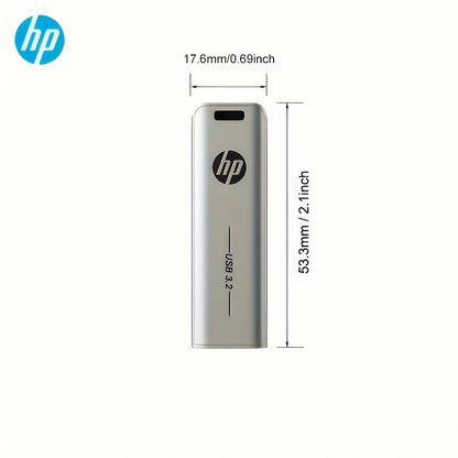 hp USB 3.2 Metal Flash Drive in 32GB-256GB sizes for creative car music gift