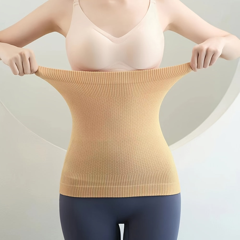 Seamless waist trainer for women, shapes and controls tummy.