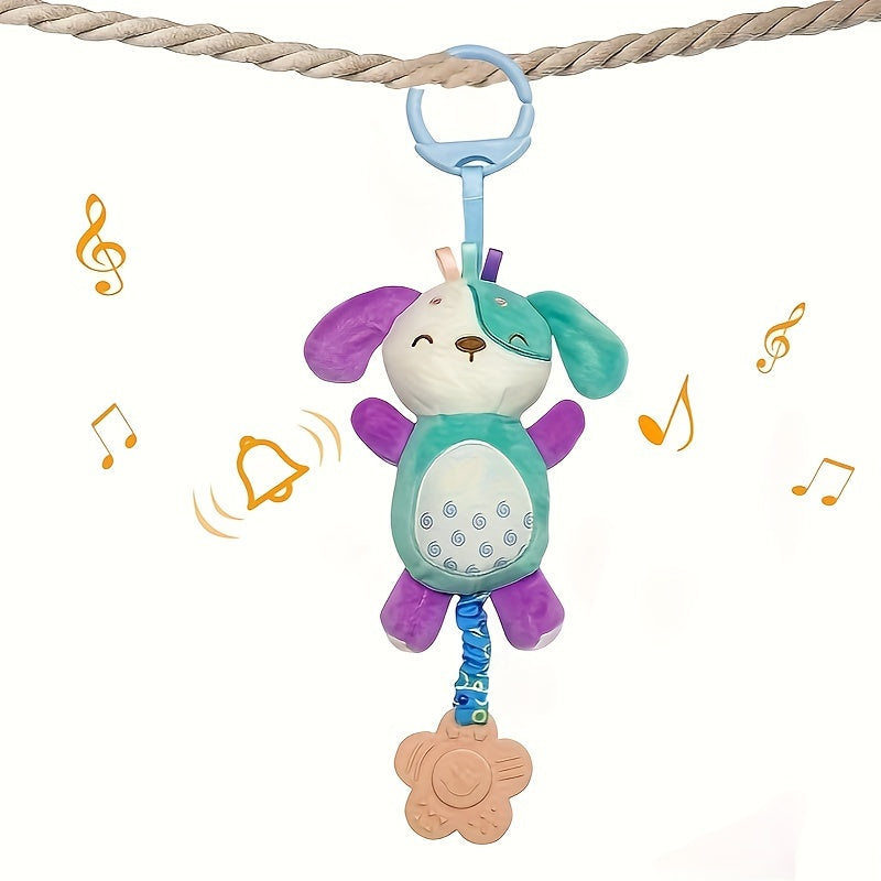 WELLFAR Plush Wind Chime Toy for Kids - Cute Cartoon Animal Bell Pendant, Made of Soft Fabric, Available in Various Colors