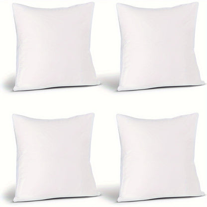 Bedding throw pillow insert in white, 50.8x50.8 cm, for various living spaces.