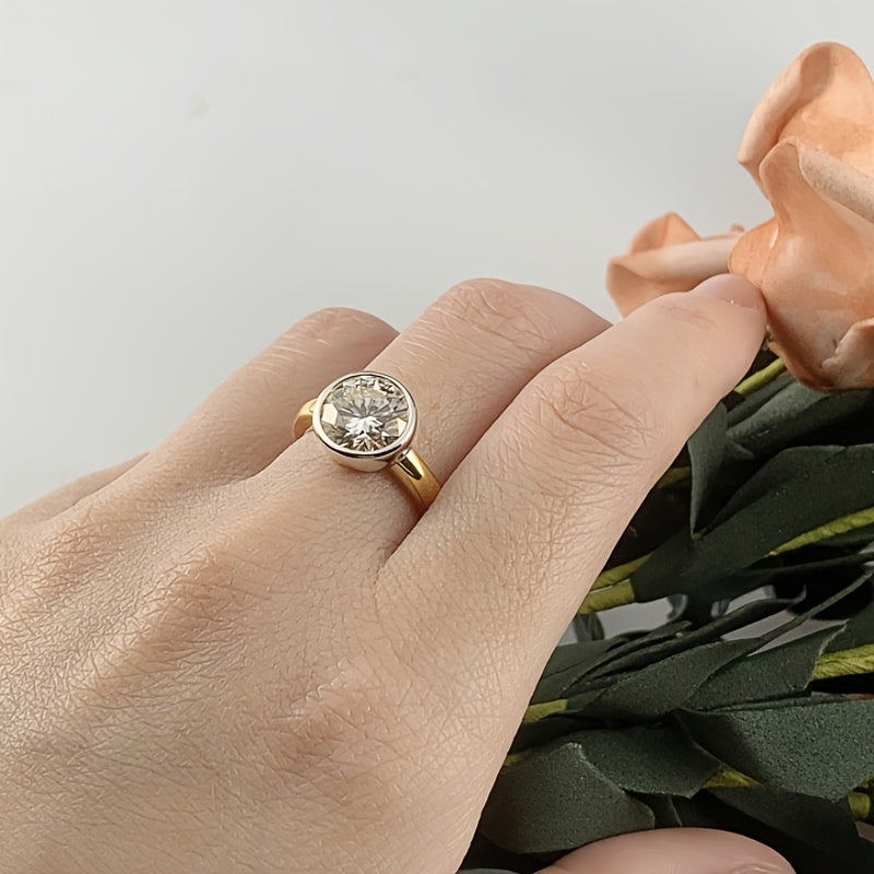 Add a touch of vintage boho style to your look with the LOVESSOM 3 Carat Moissanite Water Ripple Ring. This elegant and versatile piece is perfect for daily wear or special occasions. It also makes a perfect gift, beautifully presented in a luxury gift