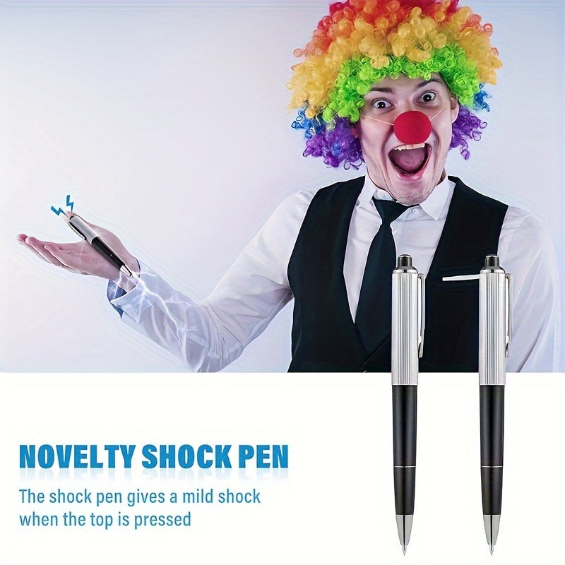 1 electric shock pen prank toy with 2 pieces