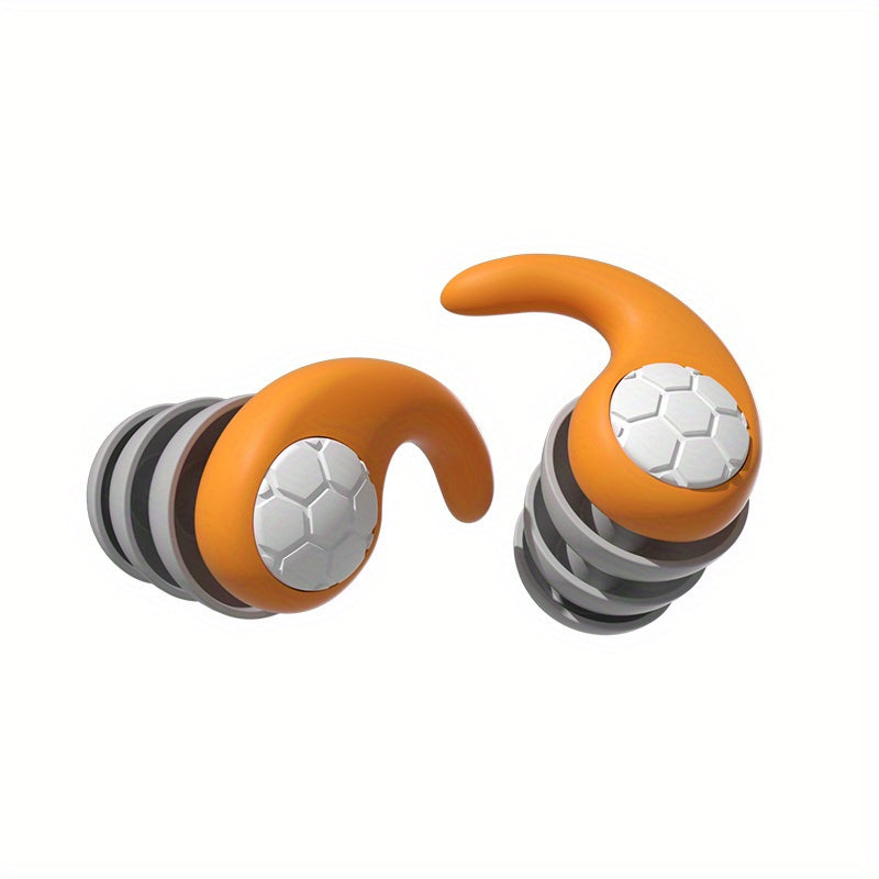 Silicone earplugs for comfort and durability, with premium sound-blocking for various activities like swimming, diving, sleeping, and surfing. Reusable and unfragranced.