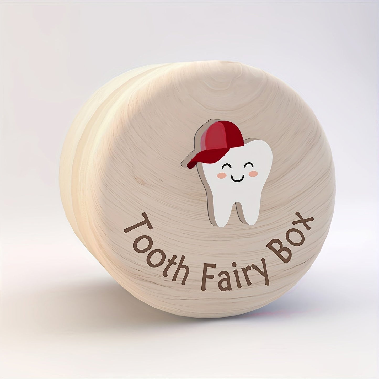 Beautiful 3D Wooden Tooth Fairy Box with Engraving - Keep Sake for Boys & Girls, Great Gift for Lost Teeth, Not Waterproof, Perfect for Nursery Decoration