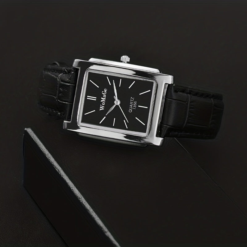 Holiday Gift: Men's Square Strap Watch Fashion