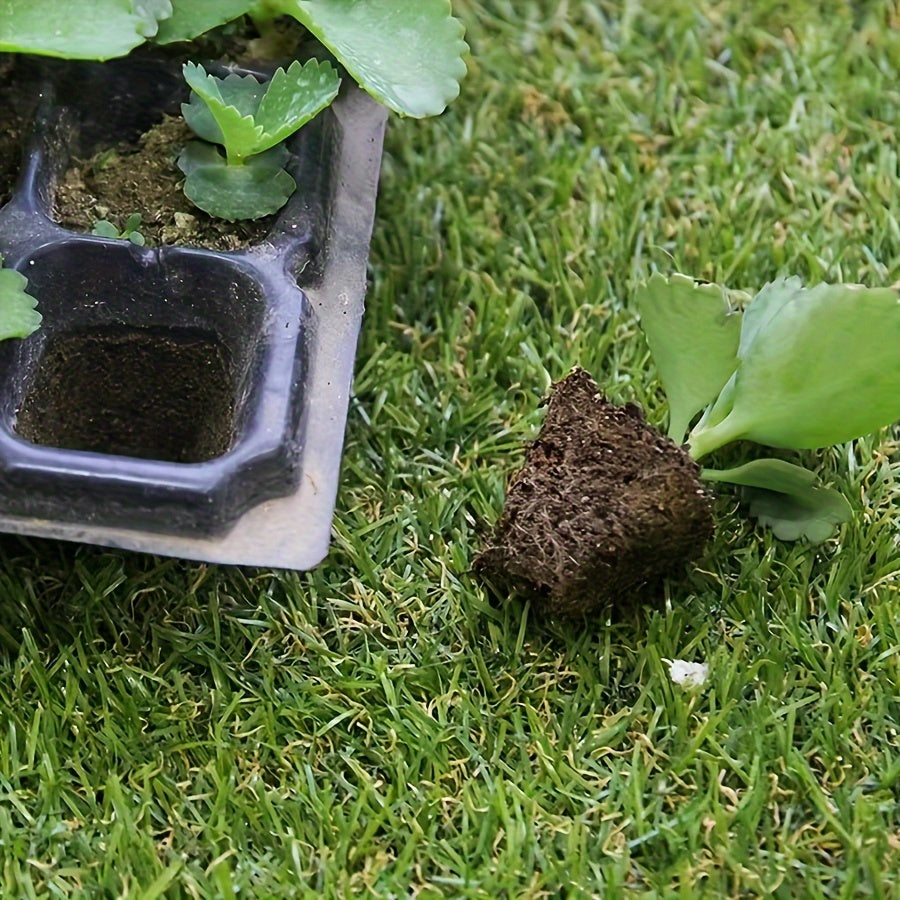 10-Pack of Boho Style Germination Trays for Garden and Balcony Planting. Ideal for Various Seedlings - No Electricity Needed.