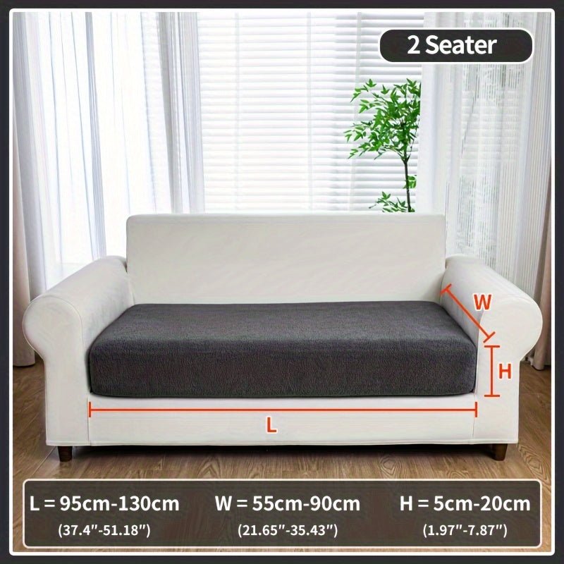 Waterproof stretch sofa cover for all seat sofas, with a modern non-slip design, pet-friendly, and fits L-shaped sofas.