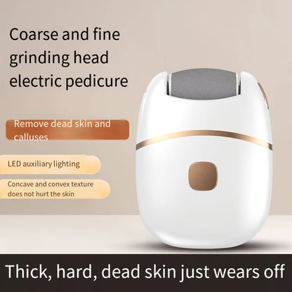 1 Electric Foot Scrubber with 5 Grinding Heads for Dead Skin and Callus Removal, Foot Beauty and Repair, Suitable for Adults, Home and Travel.