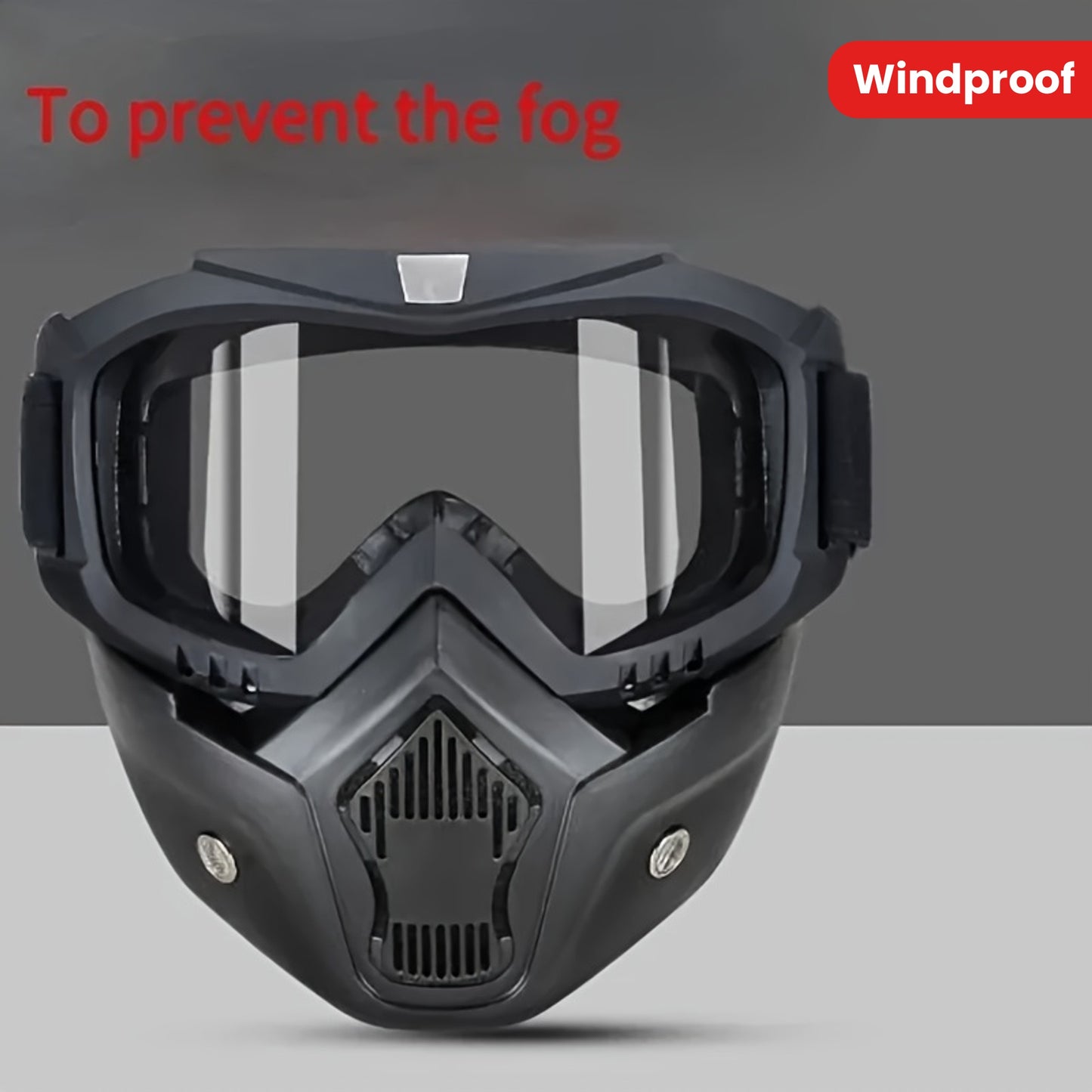 1 Full-Face HD Transparent Anti-Fog Welding Shield with Adjustable Straps for Outdoor & Industrial Use