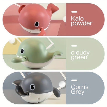 Youngsters Bath Toy Set includes a small turtle, dolphin, penguin, and whale. Perfect for water play in the bathroom. Suitable for boys and girls.