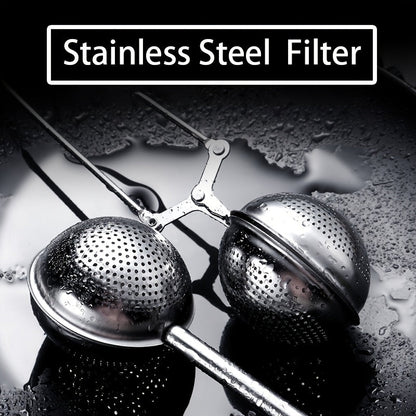 Stainless Steel Heart-Shaped Tea Infuser - Durable Loose Leaf Strainer for Home, Office, and Gift-Giving. Perfect for Christmas, Halloween, Easter, Hanukkah, and Thanksgiving.