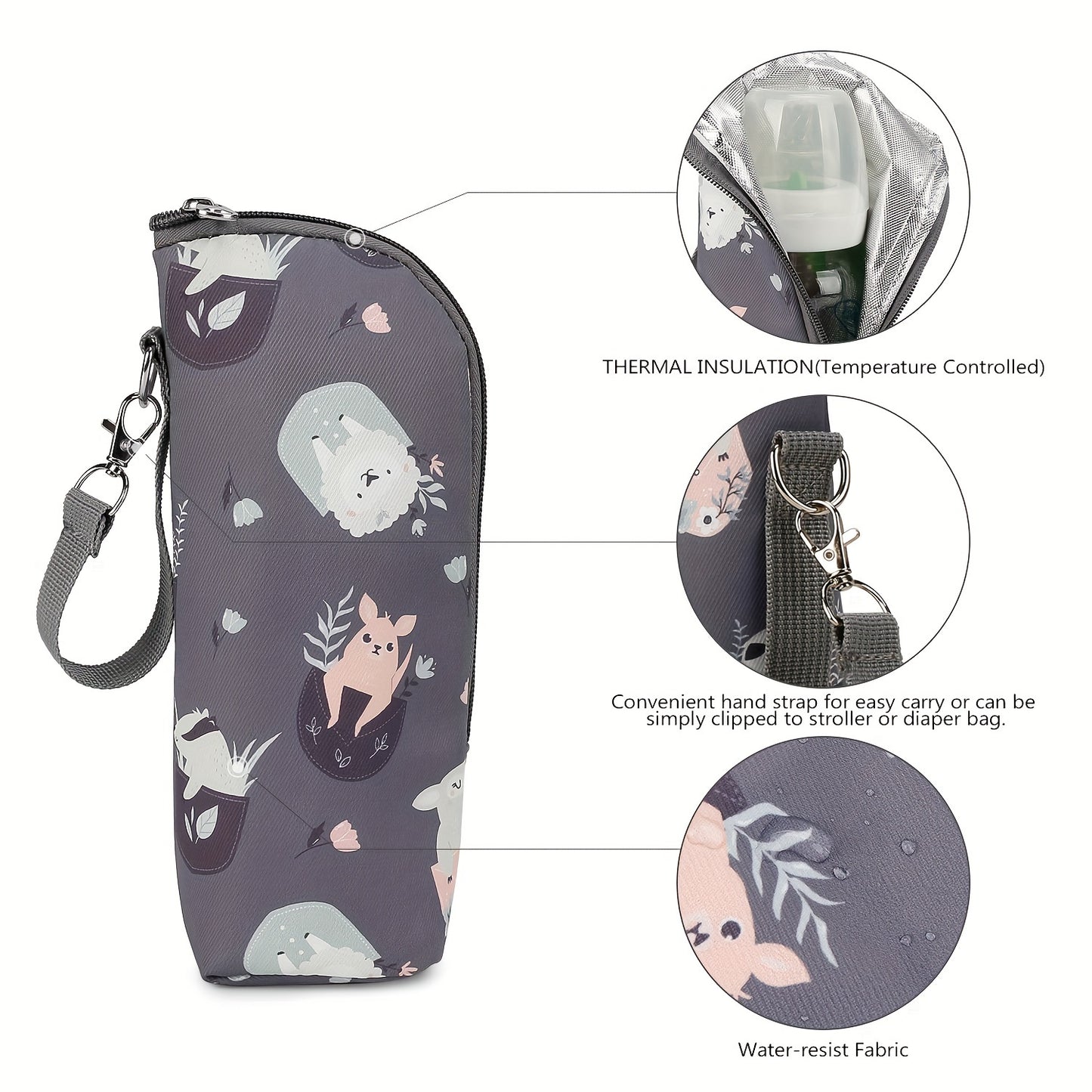 Insulate baby bottles on-the-go with our convenient bag.