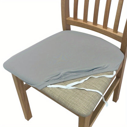 Stylish and durable milk-colored chair cushion cover for kitchen and dining chairs enhances comfort and protects seats all year round.