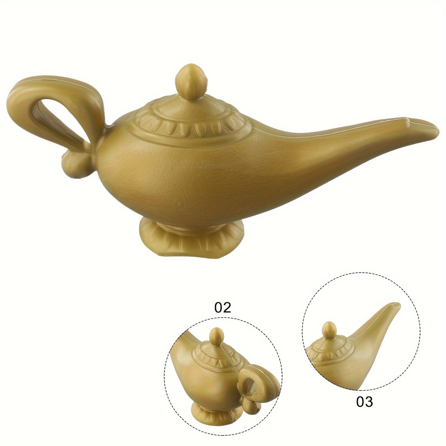 Aladdin Lamp Jewelry Box costume props shaped like Aladdin lamps