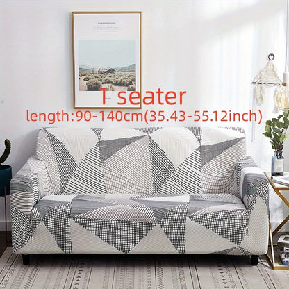 1 Printed Sofa Cover with 1 Free Cushion Cover