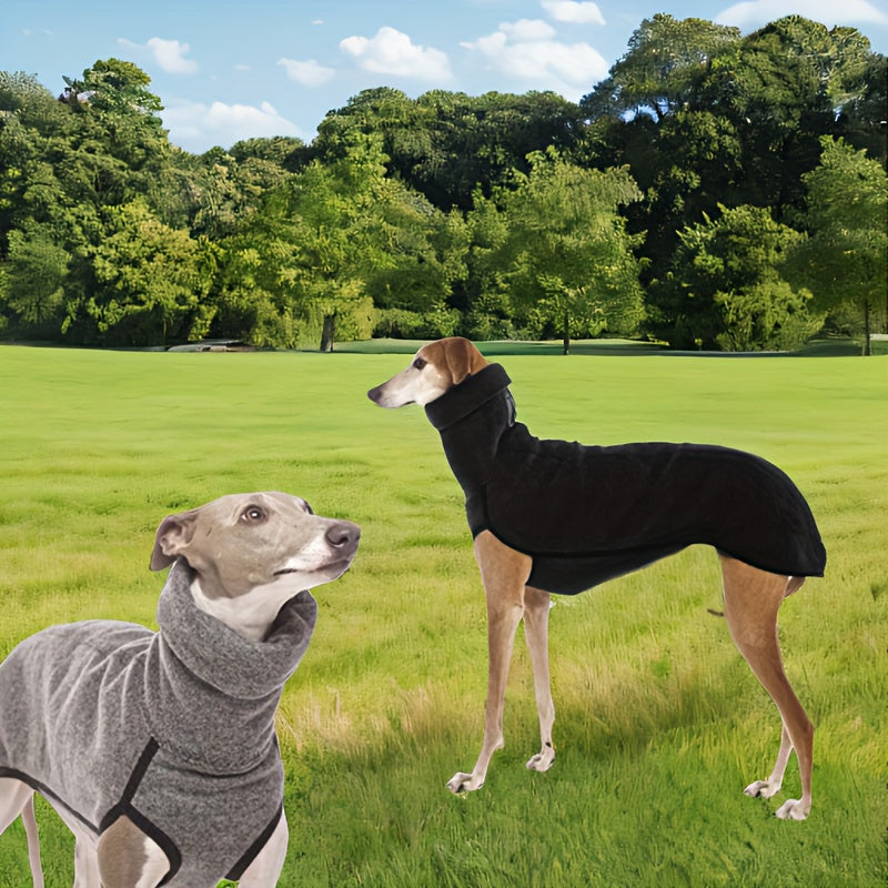 Warm, windproof vest for large dogs - ideal for fall and winter.