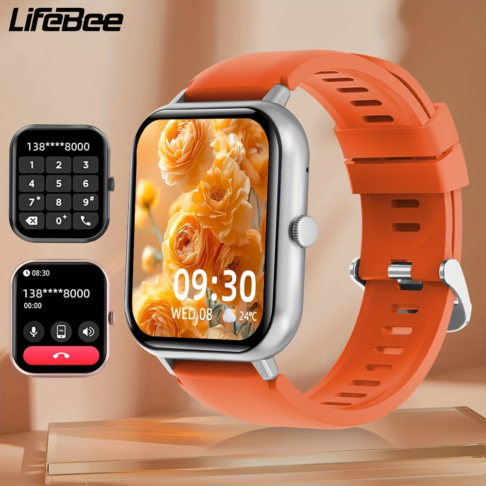 New 2024 LIFEBEE Smartwatch with 1.83" Touch Screen, Call Function, Fitness Tracking with 100+ Modes.