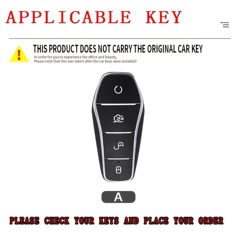 Protective case for BYD Song Plus, Atto 3, Han EV, Tang DM, Qin, Indian Dolphin remote key chain accessories.