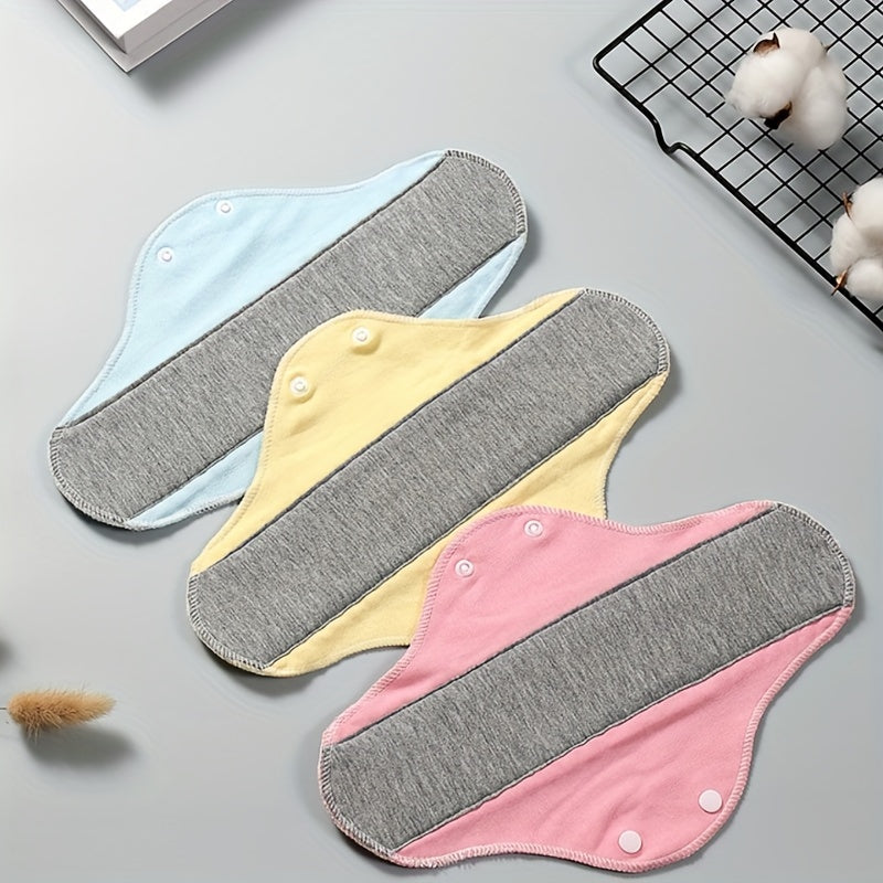 2 Cotton Graphene Menstrual Cloth Pads: Reusable, Washable, Soft, Breathable, Sanitary Pad for Women