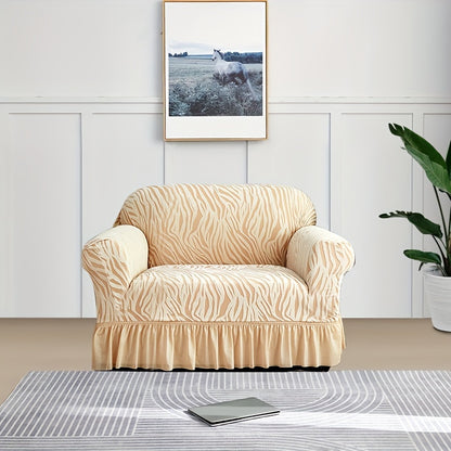 Dustproof sofa slipcover for all seasons, universal fit for couches, protects furniture in home decor.