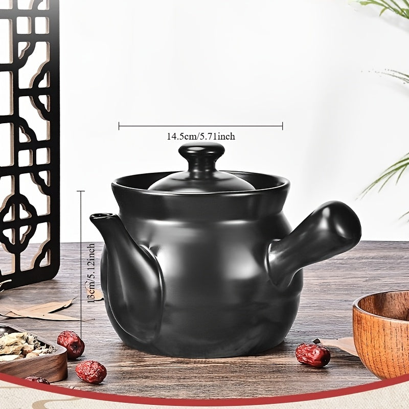 High Temperature Non-Stick Medicine Pot Soup Pot from China - Versatile Stove Top Pot for Soups, Stews, and Rice Cooking - Heat Resistant Ceramic Casserole for Home Use - Perfect Slow Cooker and Porridge Cooker with Dry Burn Protection.