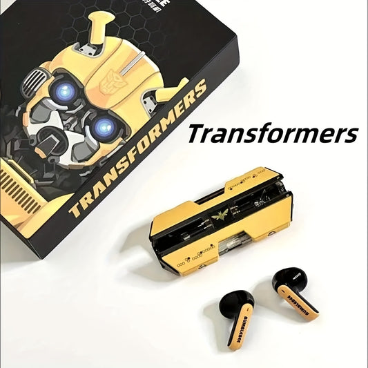 Transformers TF-T01 Genuine Wireless Earbuds with long battery life, low latency, comfortable fit, and Wireless 5.0. Ideal for gaming, sports, and makes a great gift for boys. Sports