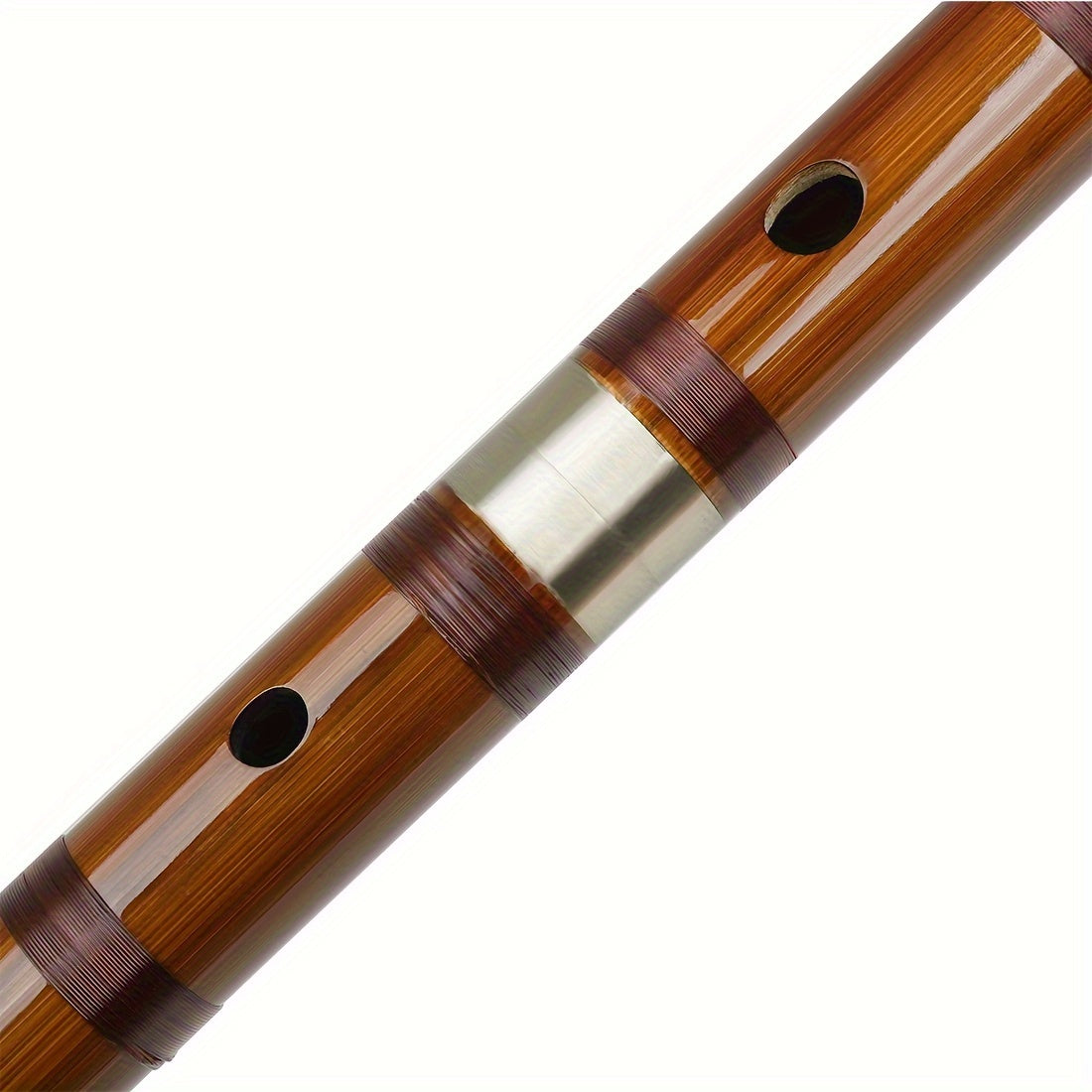 Premium bamboo flute with enhanced sound quality, ideal for beginners and adults. Includes protective case.