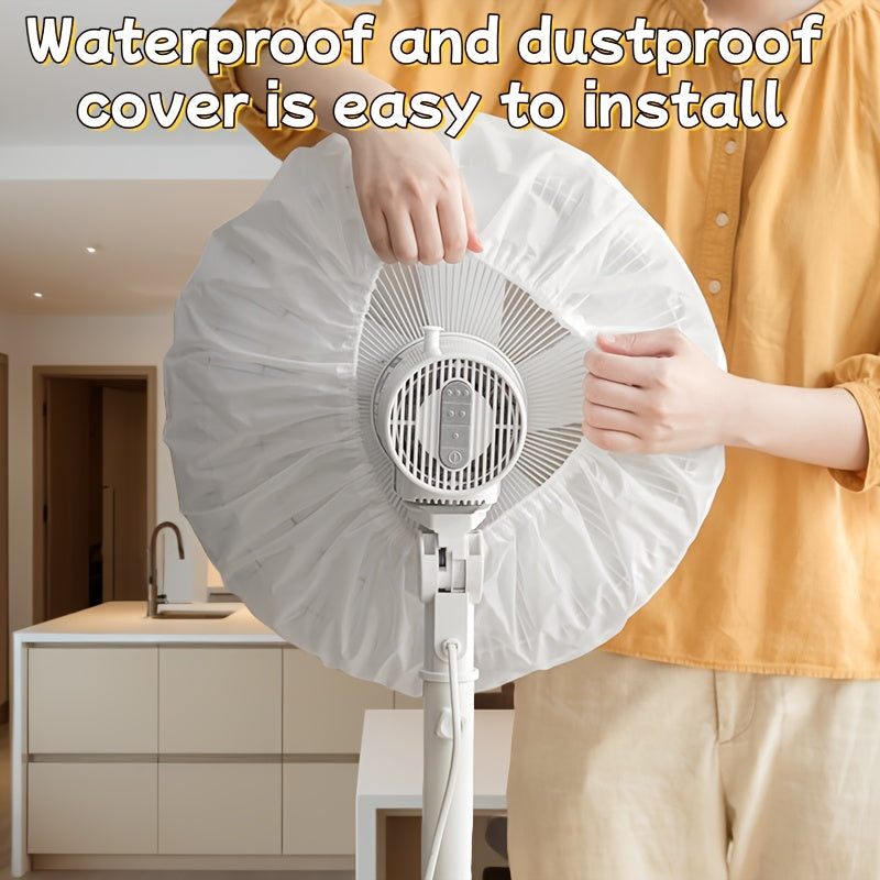 Protective Fan Cover for Non-Working Fans - Waterproof, Dustproof, Easy to Install Universal Fan Cover