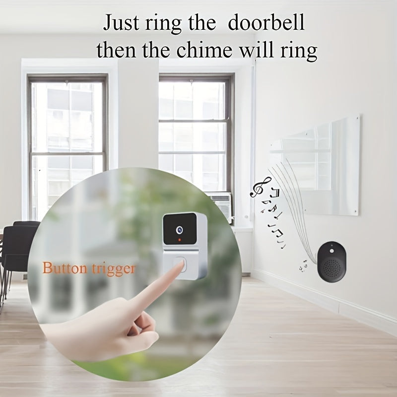 Wireless Smart Visual Doorbell with Long Standby and APP Remote Intercom