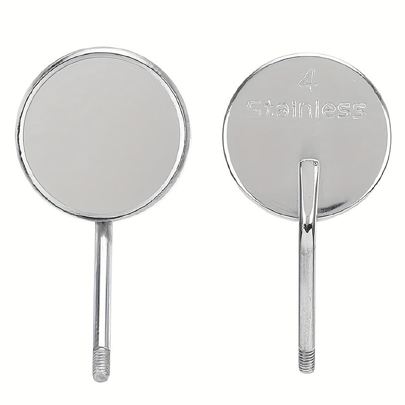 20 Stainless Steel Dental Mirrors, including No. 4 and No. 5.